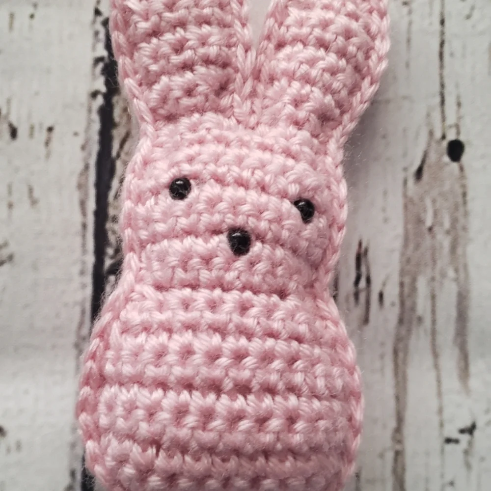 Pink Crochet Easter Peep